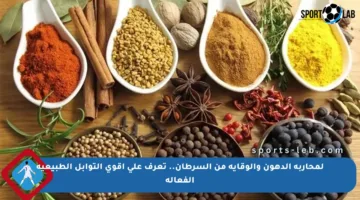لمحاربة الدهون والوقاية من السرطان.. تعرف على أقوى التوابل الطبيعية الفعالة